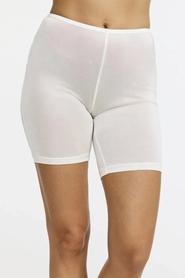 Cykelbyxor i siden - Ivory