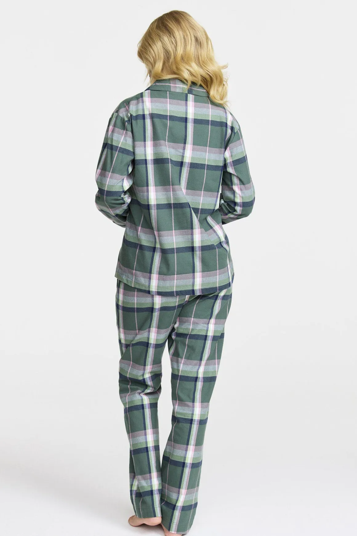 flanellpyjamasbyxor__fore_1.webp Flanellpyjamasbyxor - Forest green