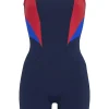 Klorresistent Baddräkt Cindy - Navy/red