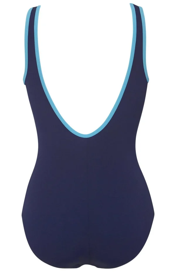 Klorresistent Baddräkt Winona - Navy/aqua
