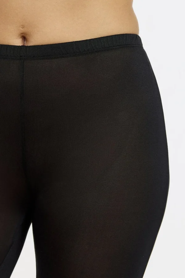 Leggings i siden - Black
