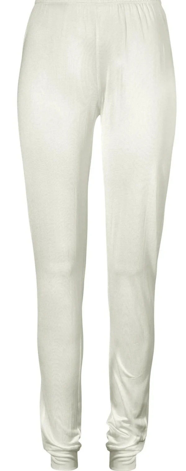 Leggings i siden - Ivory