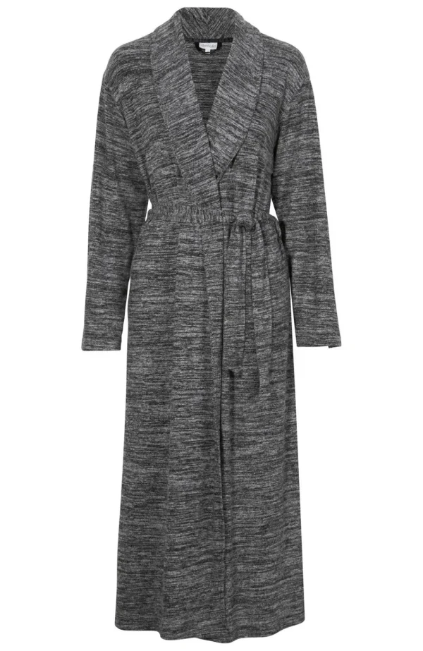 Morgonrock - Dark grey melange
