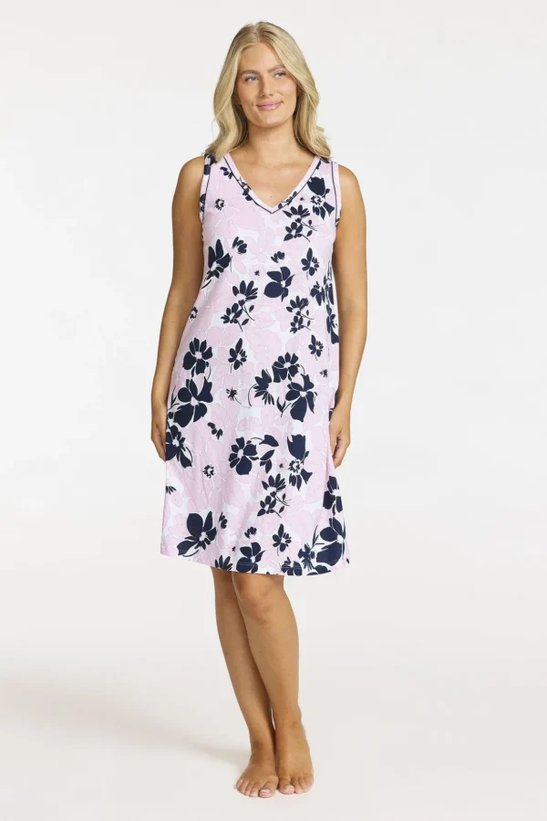 Nattlinne - Navy/pink