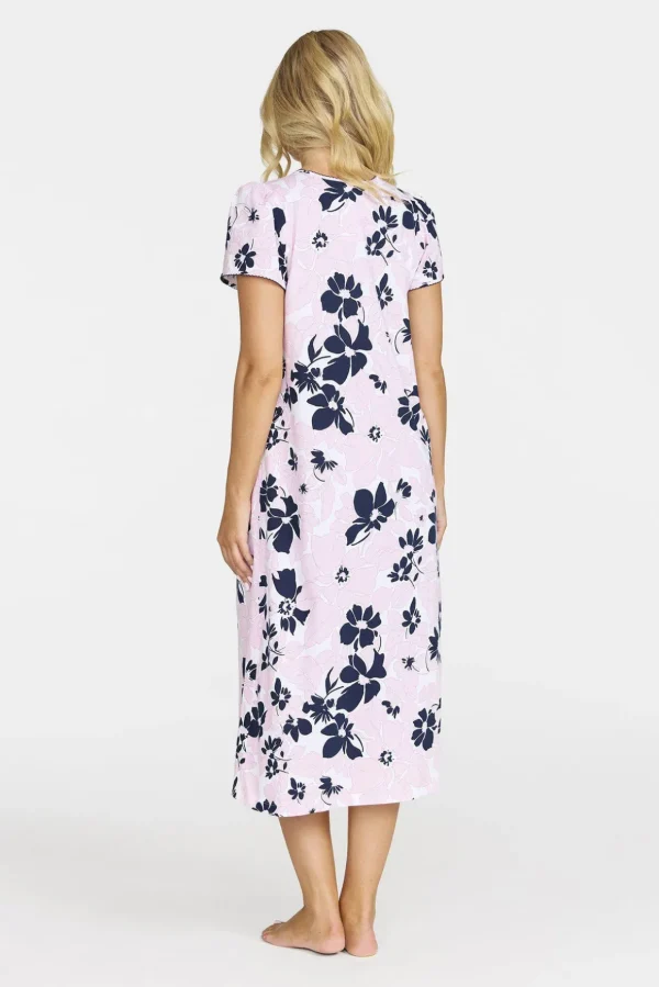 Nattlinne - Navy/pink