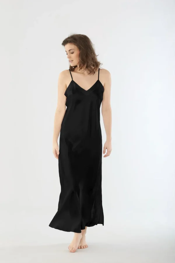 Nattlinne i siden - Black