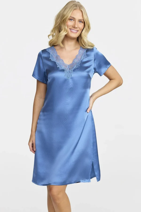 Nattlinne i siden - Blue
