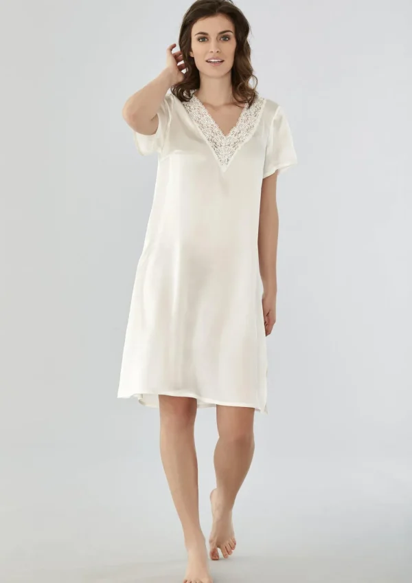 Nattlinne i siden - Ivory