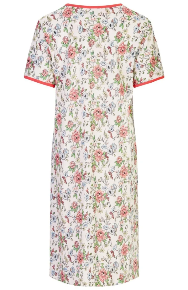 Nattlinne med kort ärm - Flower