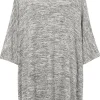 Poncho - Light greymelange