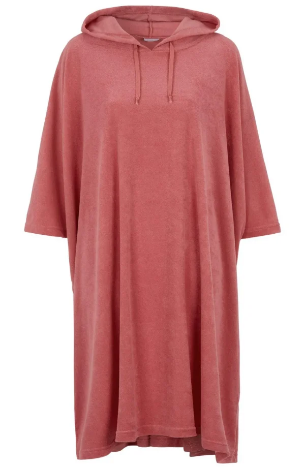 Poncho Lysekil - Coral red