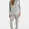 Pyjamas - Mauve/grey