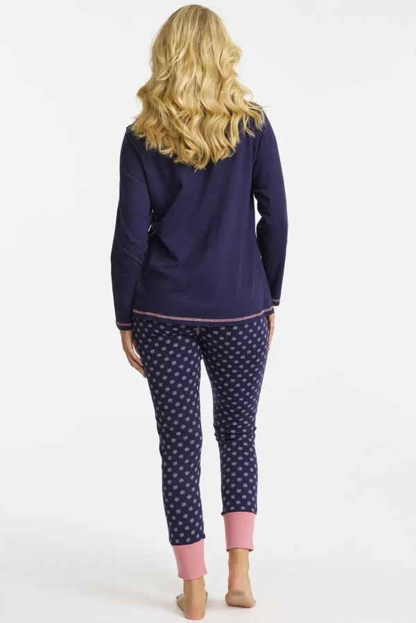 Pyjamas - Navy/pink